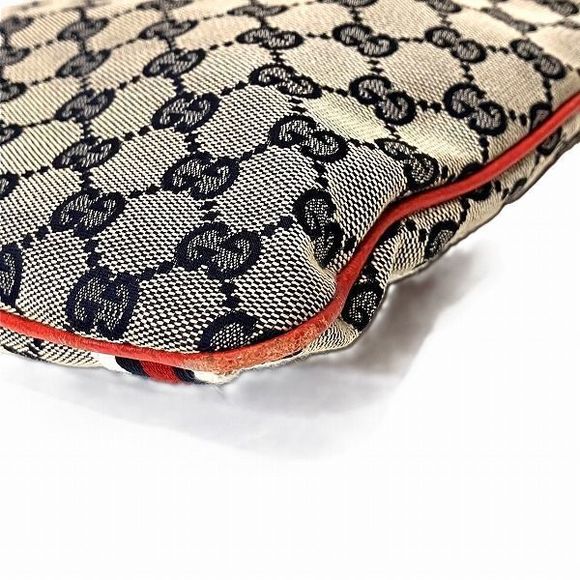 Gucci Sherry Line 144388 GG Canvas Bag Shoulder Bag Women - Picture 6 of 9